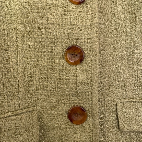 Talbots Green 3 Button Blazer - Picture 2 of 4
